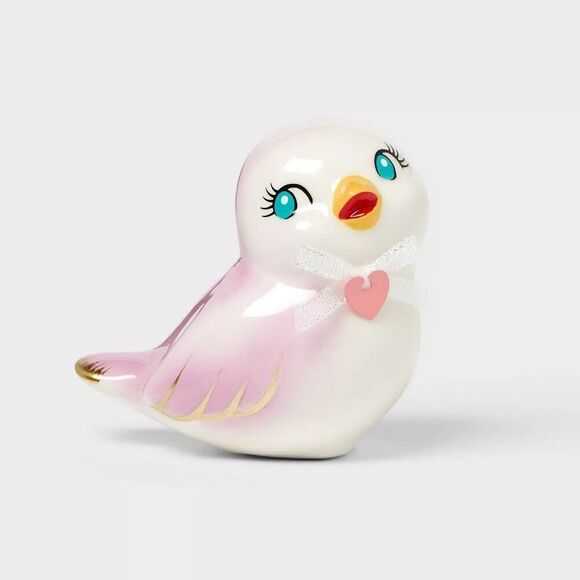 Target Love Birds Ceramic Valentine Spritz Purple Set of 2 - Picture 3 of 4